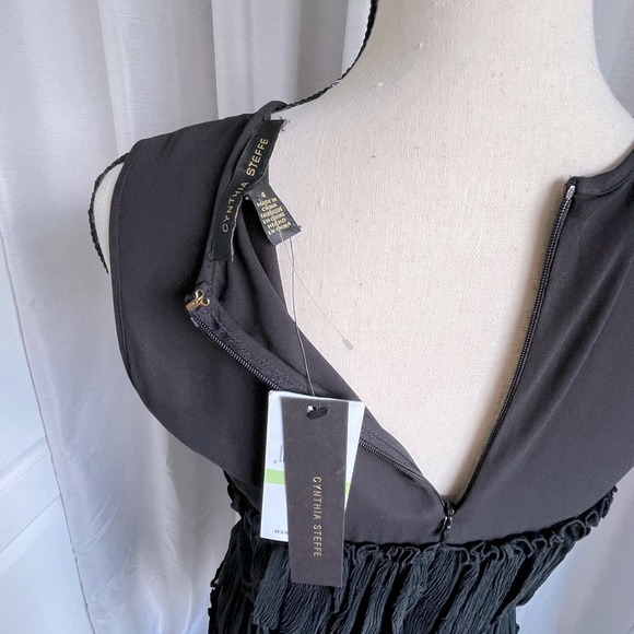 Cynthia Steffe Pleated Silk Dress - Picture 4 of 5